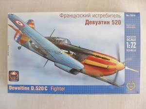 ARK 1/72 72016 DEWOITINE D.520C FIGHTER