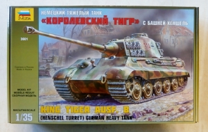 ZVEZDA 1/35 3601 KING TIGER Ausf.B HENSCHEL TURRET