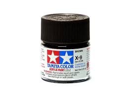 TAMIYA  81509 X-9 BROWN ACRYLIC PAINT  UK SALE ONLY 