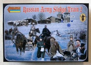 STRELETS 1/72 136 RUSSIAN ARMY SLEDGE TRAIN