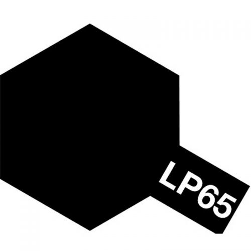 TAMIYA  82165 LP-65 RUBBER BLACK LACQUER PAINT  UK SALE ONLY 