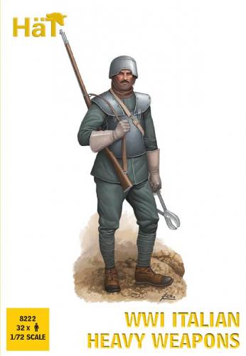 HAT INDUSTRIES 1/72 8222 WWI ITALIAN HEAVY WEAPONS