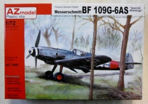 AZ MODEL 1/72 7509 MESSERSCHMITT Bf 109G-6AS SPECIAL MARKINGS
