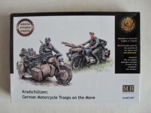 MASTERBOX 1/35 3548F GERMAN MOTORCYCLE TROOPS ON THE MOVE