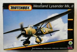 MATCHBOX 1/72 40007 WESTLAND LYSANDER Mk.II