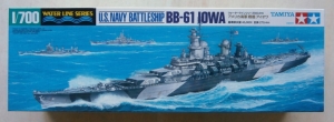 TAMIYA 1/700 31616 US NAVY BATTLESHIP BB-61 IOWA
