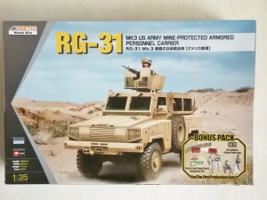 KINETIC 1/35 61012 RG-31 Mk.3 US ARMY MINE PROTECTED APC