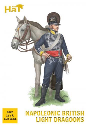HAT INDUSTRIES 1/72 8307 NAPOLEONIC BRITISH LIGHT DRAGOONS