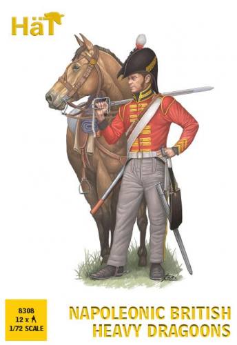 HAT INDUSTRIES 1/72 8308 NAPOLEONIC BRITISH HEAVY DRAGOONS