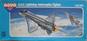 NOVO 1/72 78089 BAC LIGHTNING F-6