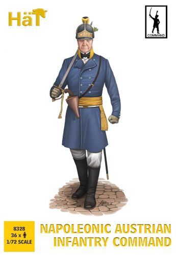 HAT INDUSTRIES 1/72 8328 NAPOLEONIC AUSTRIAN INFANTRY COMMAND
