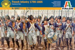 ITALERI 1/72 6092 NAPOLEONIC FRENCH INFANTRY 1798-1805