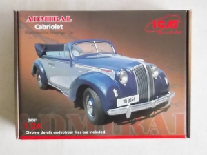 ICM 1/24 24021 ADMIRAL CABRIOLET WWII GERMAN PASSENGER CAR