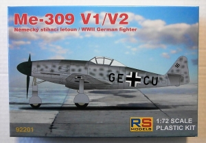RS MODELS 1/72 92201 Me-309 V1/V2