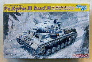 DRAGON 1/35 6606 Pz.Kpfw.III Ausf.N WITH WINTERKETTEN s.Pz.Abt.502 LENINGRAD 1943