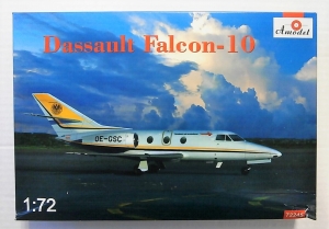 A MODEL 1/72 72245 DASSAULT FALCON-10