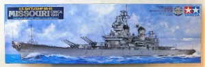 TAMIYA 1/350 78029 US BATTLESHIP BB-63 MISSOURI CIRCA 1991  UK SALE ONLY 