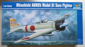TRUMPETER 1/24 02405 MITSUBISHI A6M2B MODEL 21 ZERO FIGHTER  UK SALE ONLY 
