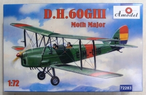 A MODEL 1/72 72283 D.H. 60GIII MOTH MAJOR