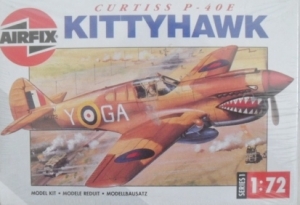 AIRFIX 1/72 01038  1988  CURTISS P-40E KITTYHAWK