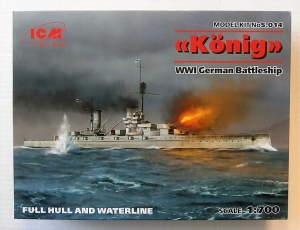 ICM 1/700 S.014 WWI GERMAN BATTLESHIP KONIG