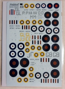XTRADECAL 1/72 72161 BATTLE OF MALTA RAF