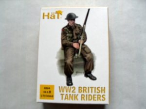 HAT INDUSTRIES 1/72 8264 WW2 BRITISH TANK RIDERS