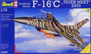 REVELL 1/72 04669 LOCKHEED-MARTIN F-16C TIGERMEET 2003