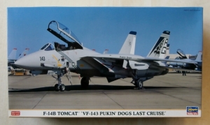 HASEGAWA 1/72 00814 F-14B TOMCAT VF-143 PUKIN DOGS LAST CRUISE