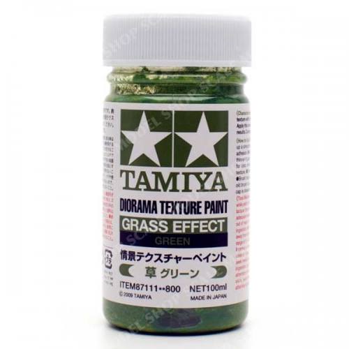 TAMIYA  87111 DIORAMA TEXTURE PAINT GRASS EFFECT GREEN 100ML  UK SALE ONLY 