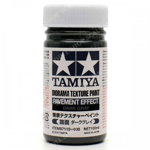 TAMIYA  87115 DIORAMA TEXTURE PAINT PAVEMENT EFFECT DARK GREY 100ML  UK SALE ONLY 