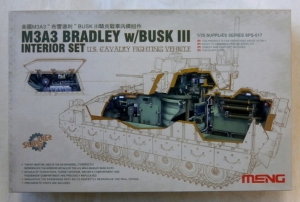 MENG 1/35 SPS-017 M3A3 BRADLEY w/BUSK III INTERIOR SET