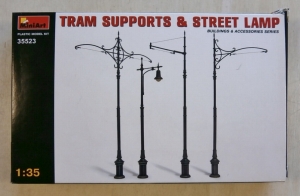 MINIART 1/35 35523 TRAM SUPPORTS   STREET LAMP