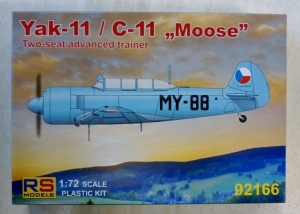 RS MODELS 1/72 92166 YAK-11 C-11 MOOSE DECALS FOR CZ POLAND MALI   HUNGARY