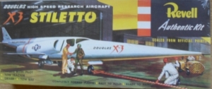 REVELL  H259 DOUGLAS X-3 STILETTO  Re-issue 