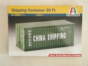 ITALERI 1/24 3888 SHIPPING CONTAINER 20 ft