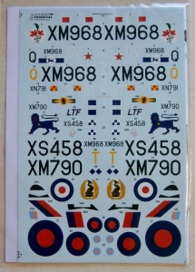 XTRADECAL 1/48 48153 EE/BAC LIGHTNING T.4/T.5