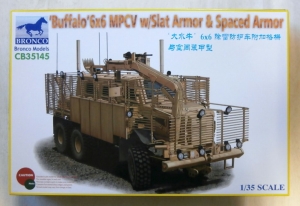 BRONCO 1/35 35145 BUFFALO 6 x 6 MPCV WITH SLAT ARMOUR   SPACED ARMOUR
