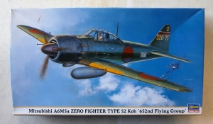 HASEGAWA 1/48 09864 MITSUBISHI A6M5a ZERO FIGHTER TYPE 52 KOH 652nd FLYING GROUP