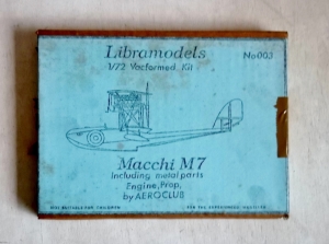 LIBRAMODELS 1/72 003 MACCHI M7