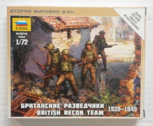 ZVEZDA 1/72 6226 BRITISH RECON TEAM 1939-1945