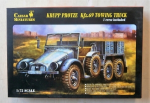 CAESAR MINATURES 1/72 7203 KRUPP PROTZE Kfz.69 TOWING TRUCK WITH CREW