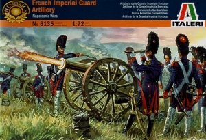 ITALERI 1/72 6135 FRENCH IMPERIAL GUARD ARTILLERY