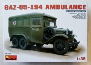 MINIART 1/35 35164 GAZ-05-194 AMBULANCE