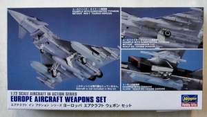 HASEGAWA 1/72 X72-15 EUROPEAN AIRCRAFT WEAPONS SET