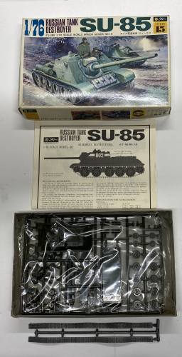 KINGKIT MODEL SCRAPYARD 1/76 FUJIMI WA15 SU-85 RUSSIAN TANK DESTROYER  NO DECALS 