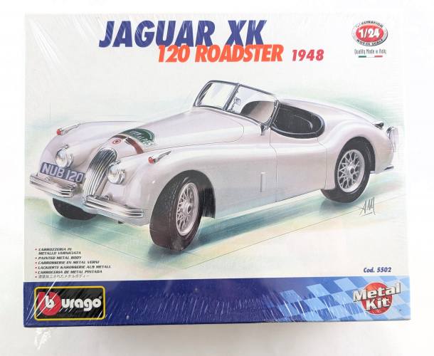 BURAGO 1/24 5502 JAGUAR XK 120 ROADSTER 1948