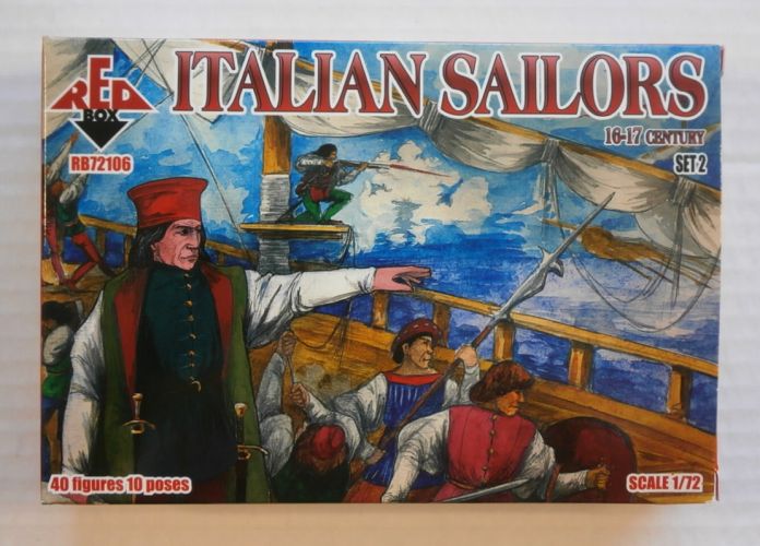 RED BOX 1/72 72106 ITALIAN SAILORS 16-17 CENTURY SET 2