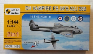 MARK I MODELS 1/144 14470 DH VAMPIRE FB.5/FB.52/J 28B