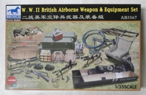 BRONCO 1/35 3567 WWII BRITISH AIRBORNE WEAPON   EQUIPMENT SET